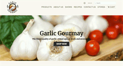 Desktop Screenshot of garlicgourmay.com